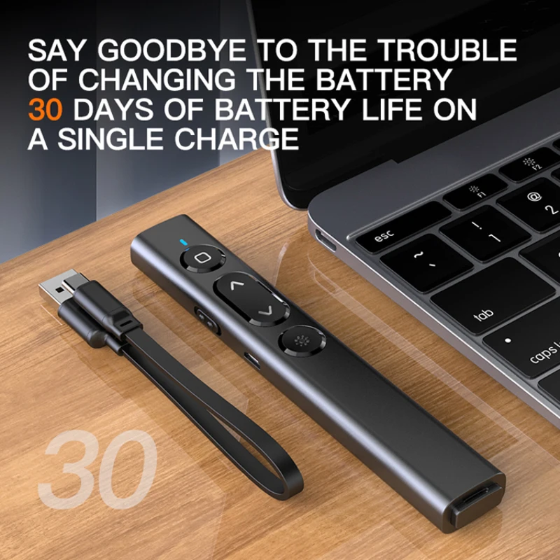 جهاز تحكم عن بعد محمول للمعلم ، اتصال سريع ، قلم قابل للطي USB لاسلكي pt ، أسود ، إلكترونيات استهلاكية ، من من من من من من نوع GHz ، من من نوع pmah