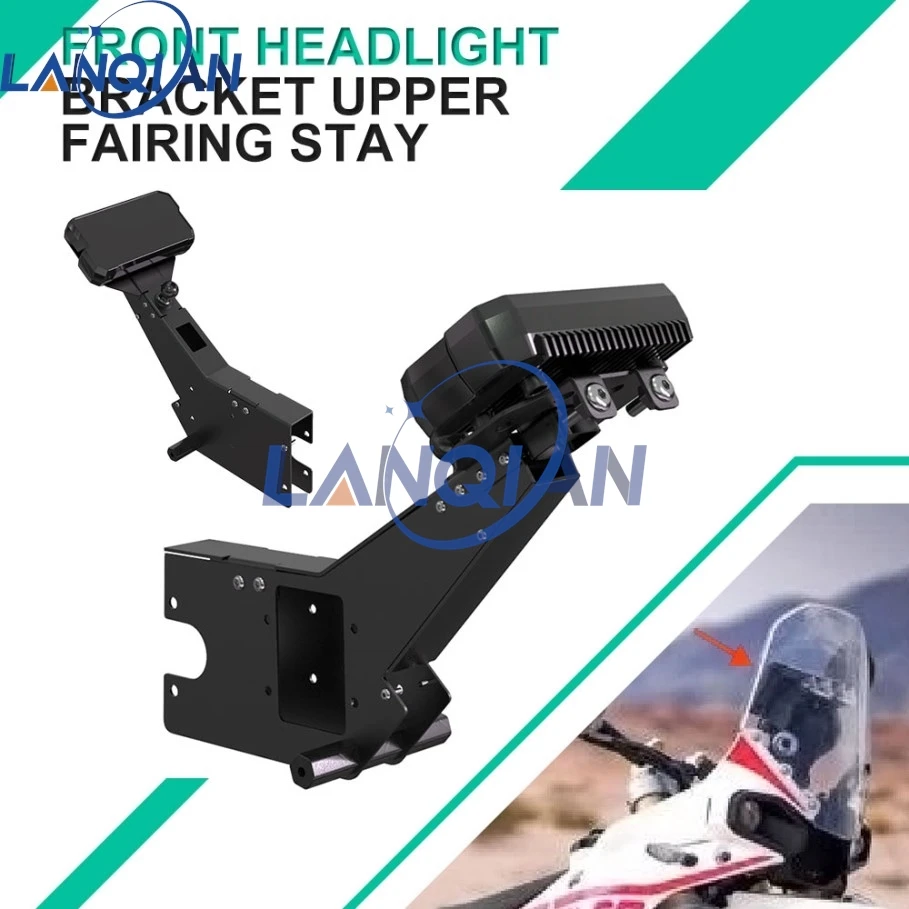 

For KOVE 450 Rally 2023-2024 Motorcycle Accessories Front Headlight Bracket Head Light Holder Moto Upper Fairing Stay Indicators