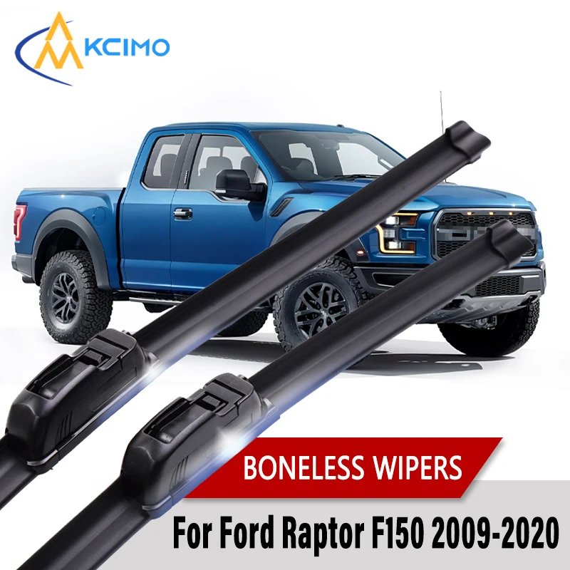 

Car Wiper For Ford Raptor F150 2009-2020 Wiper U-type Soft Rubber Boneless Wiper HD Quiet Durable Automotive Wiper 22"+22"