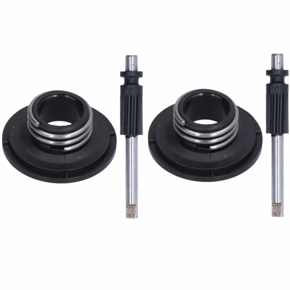 2PCS Black Oil Pump Kit Compact Easy to Install Piston Plunger Set ABS for Husqvarna 435 440E 445 450E 340 345 350