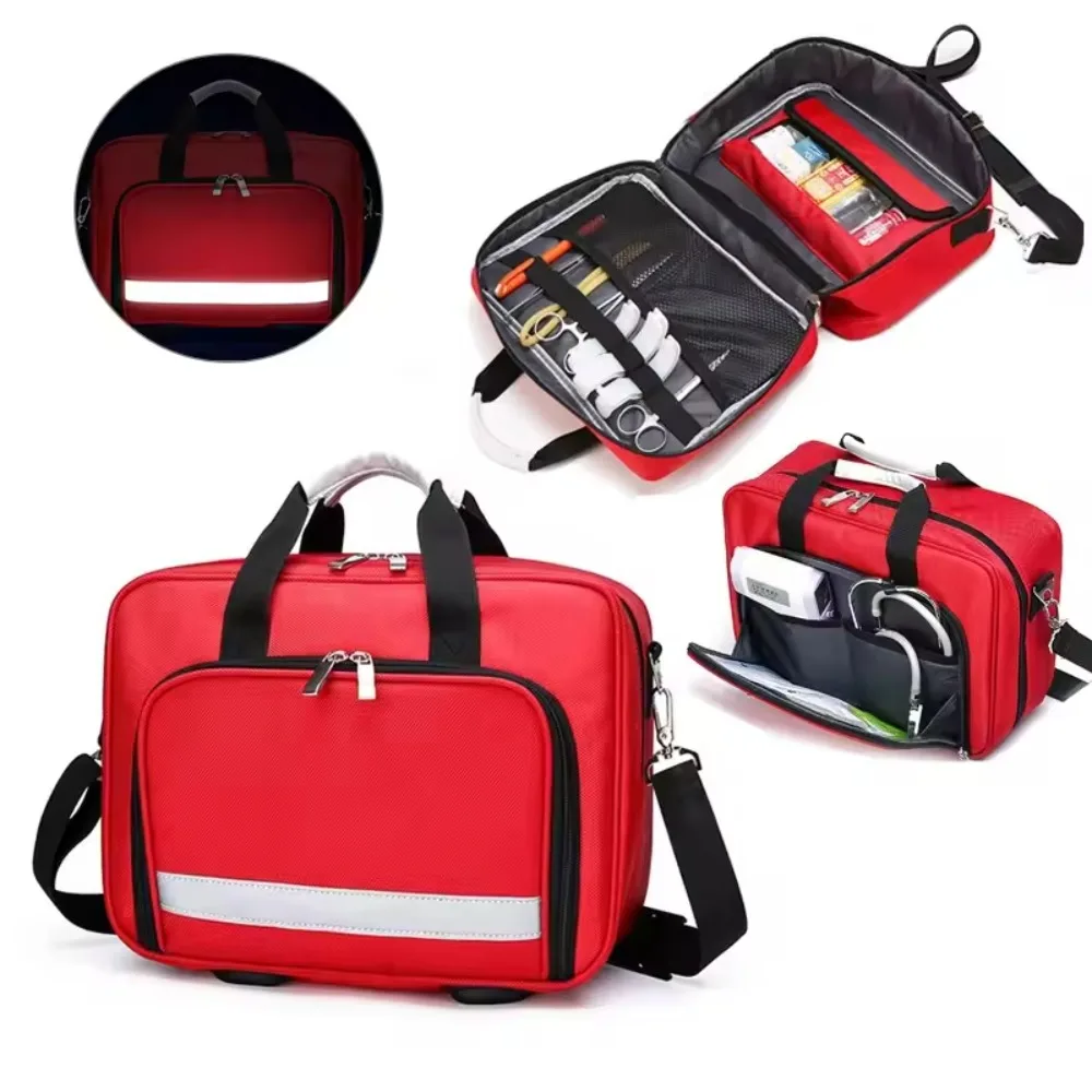 Outdoor Camping First Aid Empty Medical Bag Home Organizer Waterproof Multifunctional Travel Bag Emergency Survival Kit
