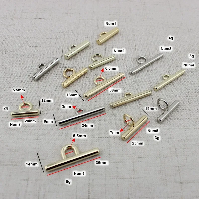 10-50pcs Chain Hanger Connector OT buckle,bags purse chain buckle,handbag eyelet buckle stopper Luggage hardware accessories