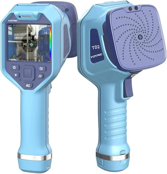 

FOTRIC TD2 Acoustic Imaging Camera 64 MEMS 2kHz-100kHz Ultrasonic Leak Detection Compressed Air Partial Discharge IP54