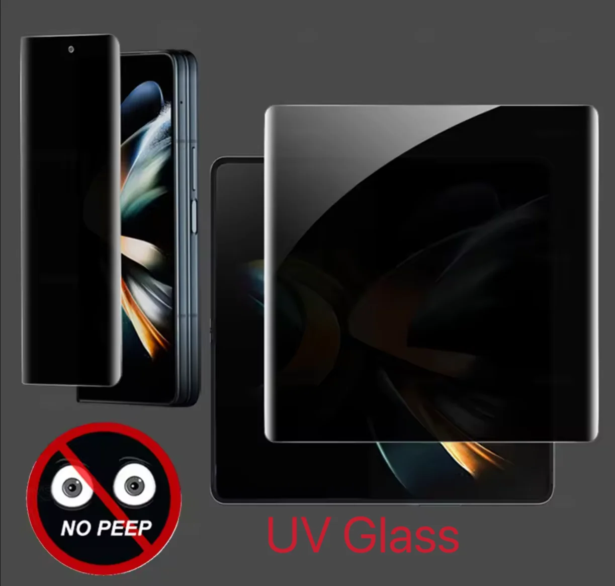 UV Tempered Glass Privacy for Honor Magic V VS V2 VS2 VS3 Film 5G For Huawei Mate X3 Mate X5 Mate X6 Screen Protectors Anti Spy