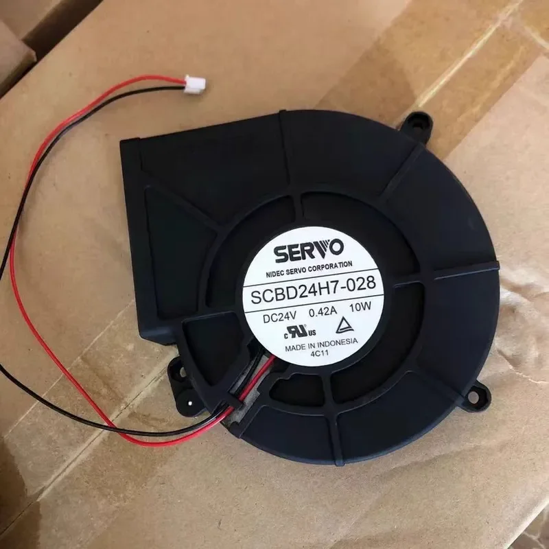 for SERVO SCBD24H7-028 24V 0.42A 10W Large Air Volume Blower Fan Original High Performance Cooling Blower for Industrial