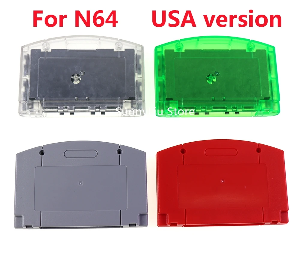 

10pcs Game Cartridge case For N64 USA verison Game Card shell Plastic Case For Ninthendo 64 US verison