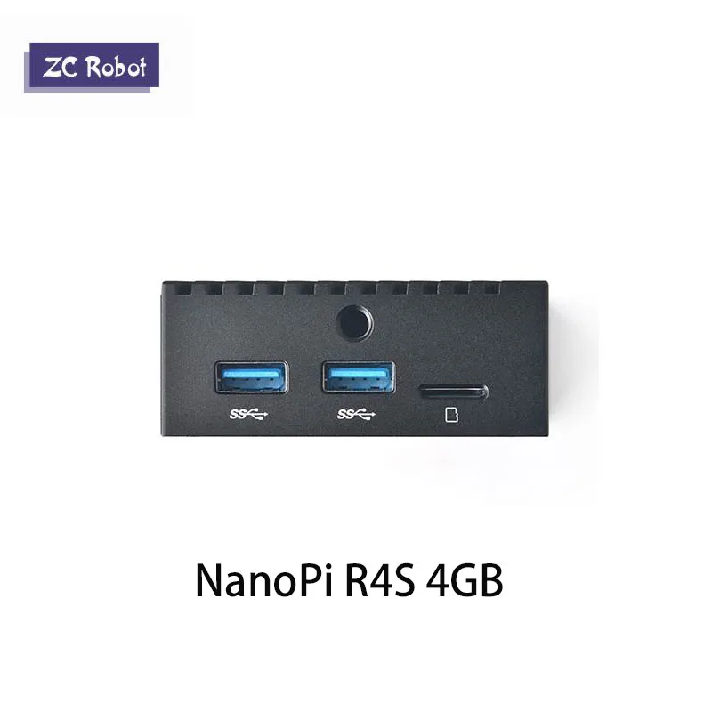 Friendly NanoPi R4S 4GB Dual Gbps Ethernet Gateways RK3399 with cooling Support OpenWrt LEDE System V2ray SSR Linux Rockchip