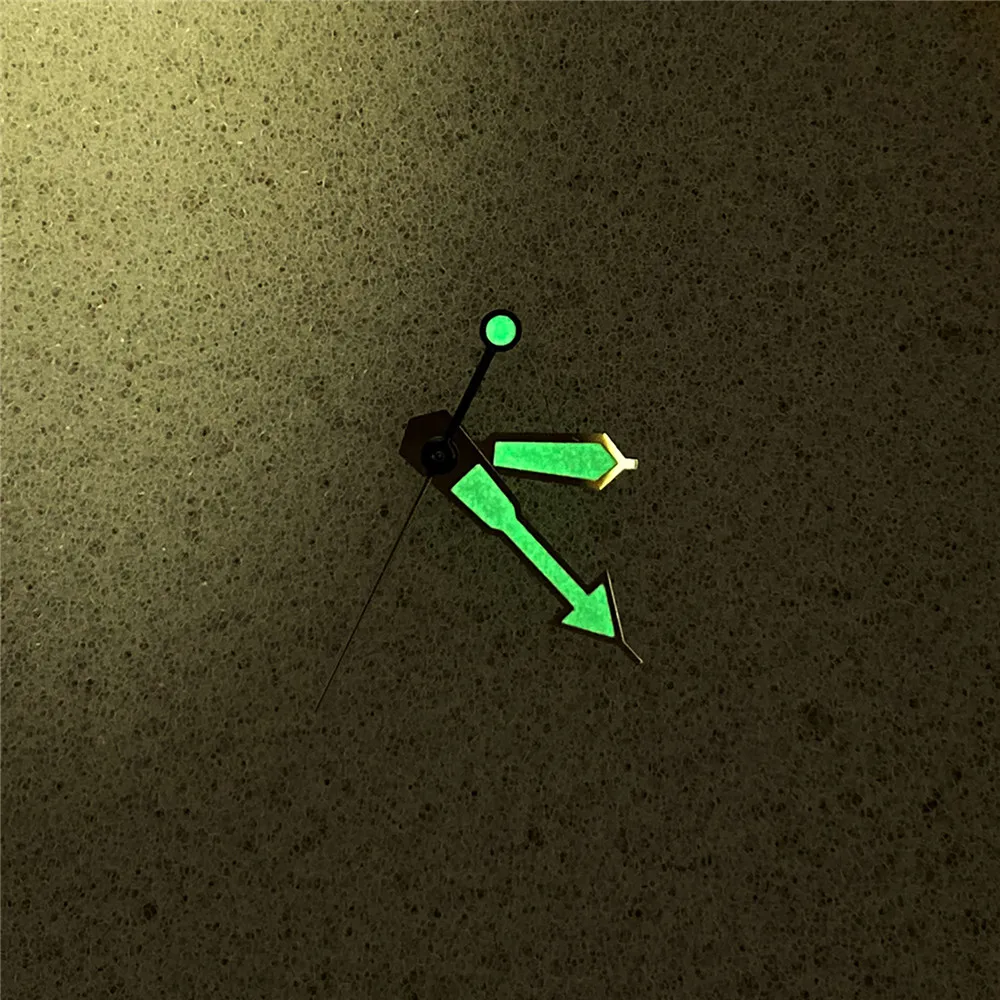 For NH35 NH36 Movement Watch Pointers Green Luminous Hands NH35 Needles Watch Hands 8.5mm*12.5mm*12.5mm Modified Accessories