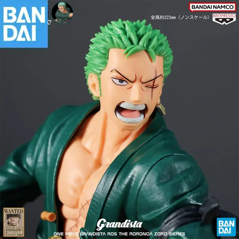 

Подлинная Bandai Banpresto One Piece Grandista Monkey Dluffy Roronoa Zoro Three Sword Style 2.0 Рисунок Меч Аниме Модель Игрушка в подарок