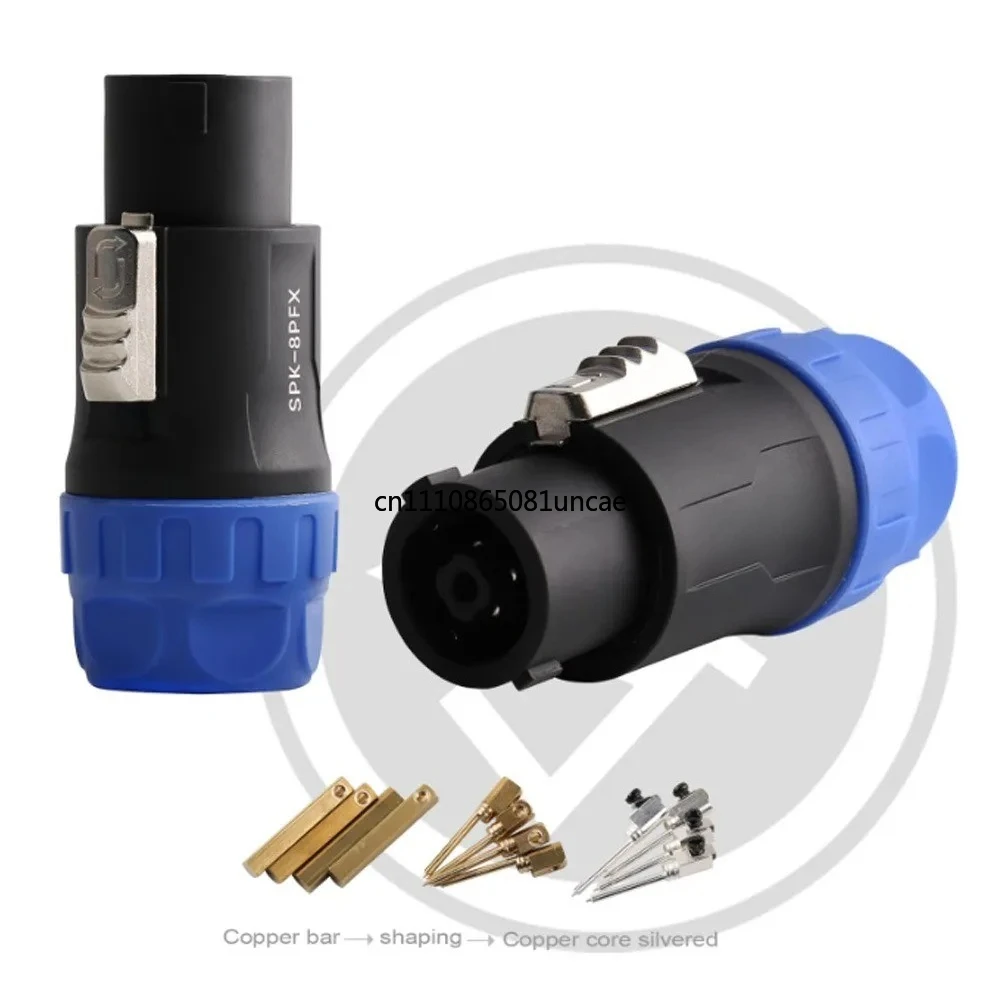 SPK-8PFX 8-Core Professional Speaker Plug SPEAKON Audio Plug 8-pin Ohmic Head Stage Speaker Plug