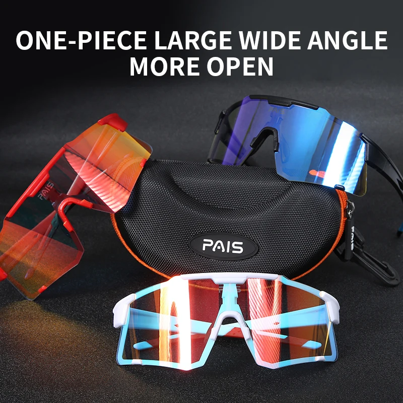 

Photochromic Sunglasses for Men Women Safety Cycling Glasses UV Protection Outdoor Sport Sunglasses