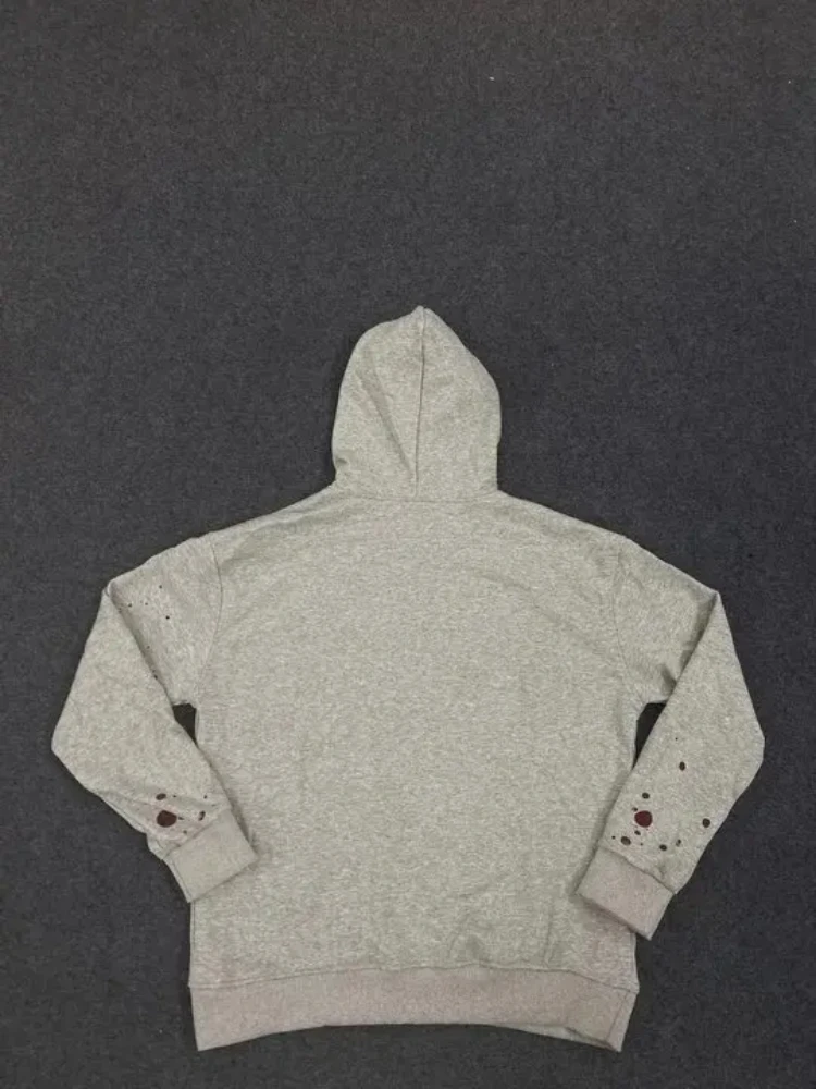 Sudaderas con capucha góticas para hombre y mujer, ropa de calle minimalista europea y americana, figura de moda de otoño, letras bordadas