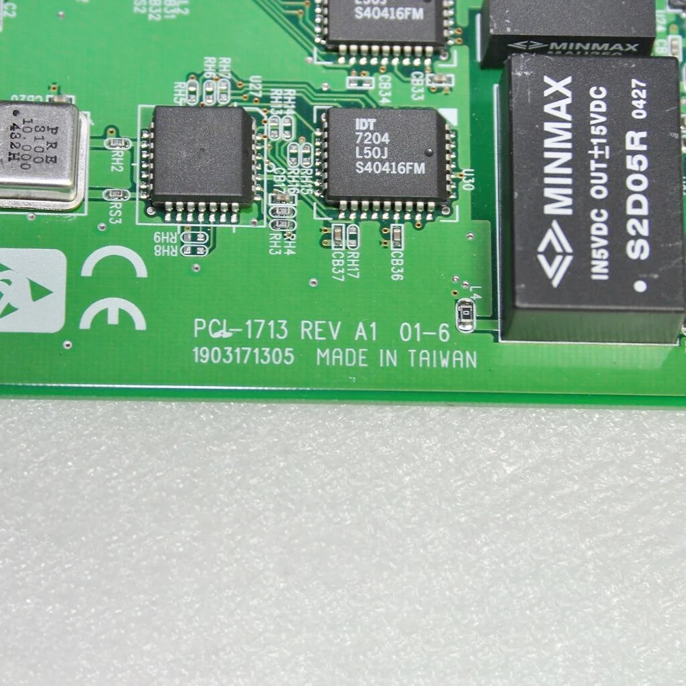 สําหรับ Advantech PCI-1713 REV A1 การ์ดจับภาพข้อมูลแยกการ์ดอินพุตแบบอะนาล็อก