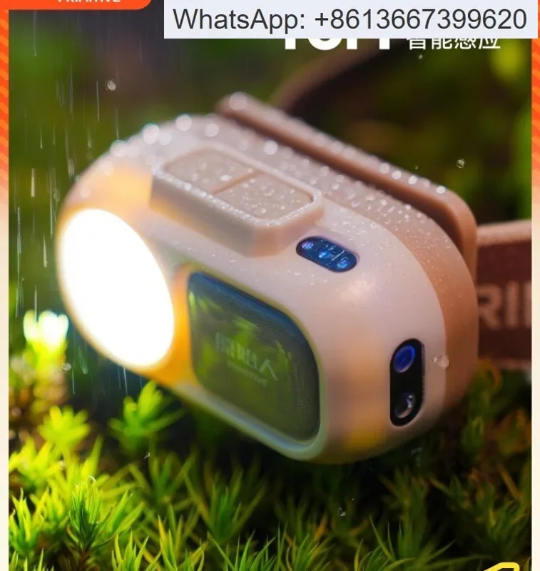 New Strong Light Super Bright Head Mounted Ultra Long Range Fishing Sensing Outdoor Mountaineering Lighting