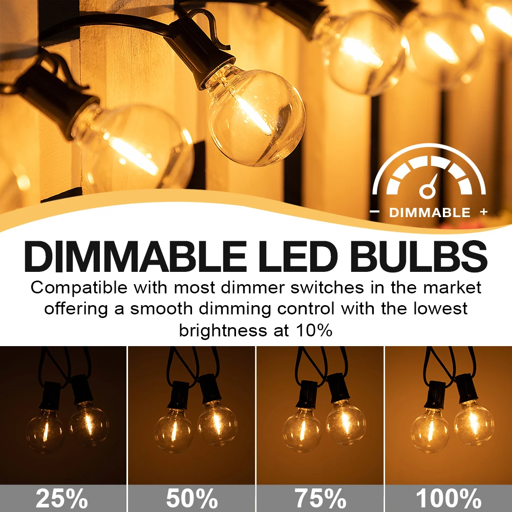 Bombilla LED Retro de filamento E12, 1W, plástico, 3V CC, lámpara de luz de globo, 2700k, blanco cálido, bombilla LED Edison, decoración colgante reemplazable