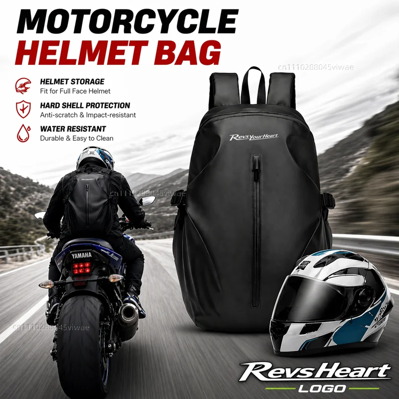 Knight Backpack Motorcycle Helmet Bag Travel Equipment Waterproof Large Capacity For Yamaha R1 R3 R25 Mt-09 Mt07 Fazer Fz6 Xj6