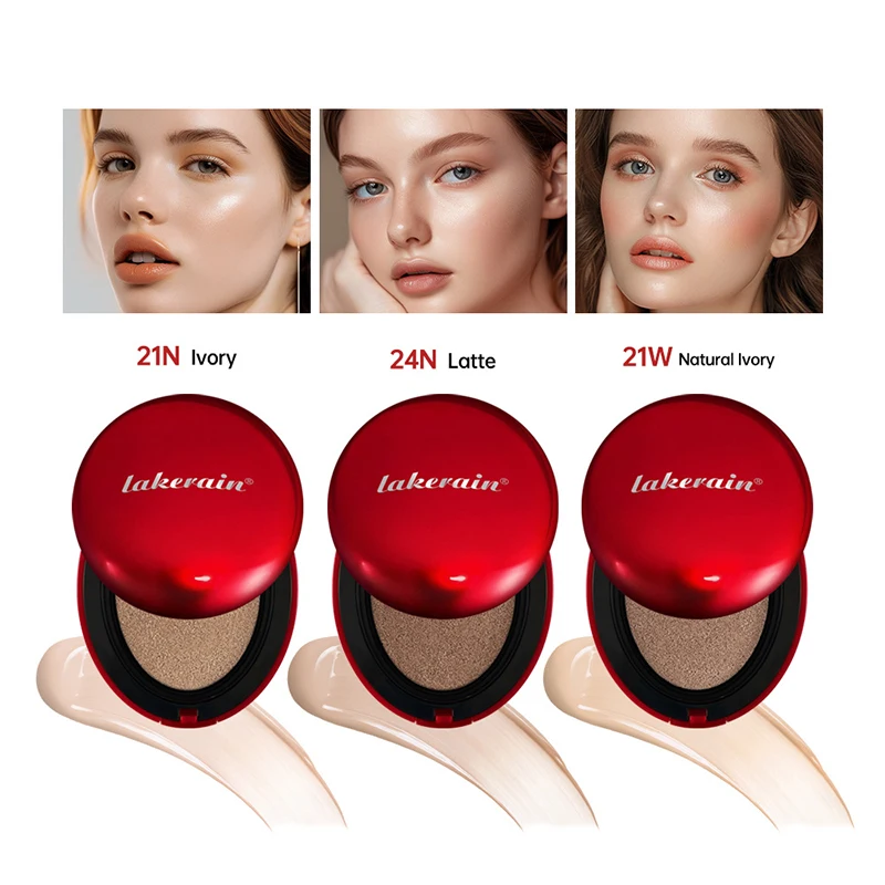 Sunscreen Cushion Foundation Natural Moisturizing Concealer Whitening Oil-control Women Base Long-lasting Makeup Korean Cosmetic