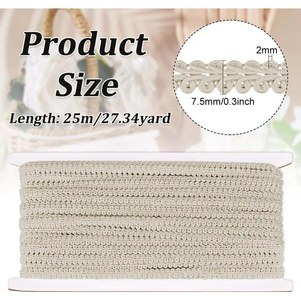 273-jardas-poliester-tecido-tranca-guarnicao-1-4-polegada-bege-gimp-tranca-guarnicao-gimp-guarnicao-traje-frances-diy-costura-slipcover-decoracao