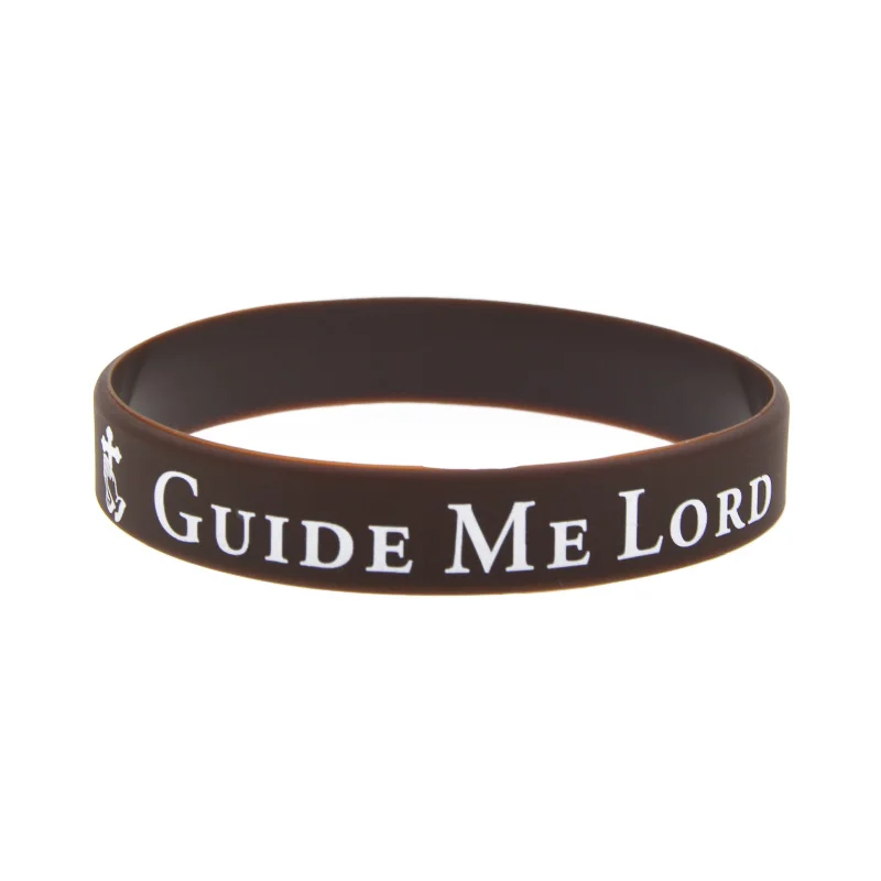 1 PC mélange jésus Bracelets en Silicone verset de la Bible Bracelets en caoutchouc tout est possible pour un qui croire