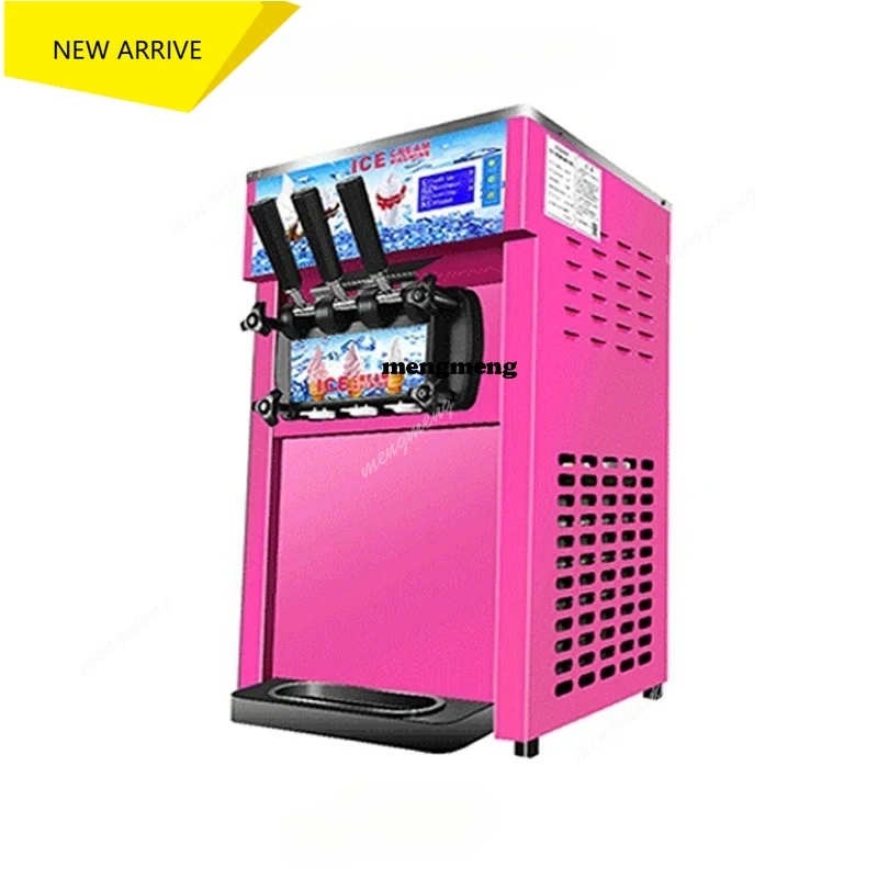Ice Cream Makers Automatic Commercial Table Top 3 Flavors Yogurt Ice Cream Making Soft Serve Ice Cream Machine For Shop