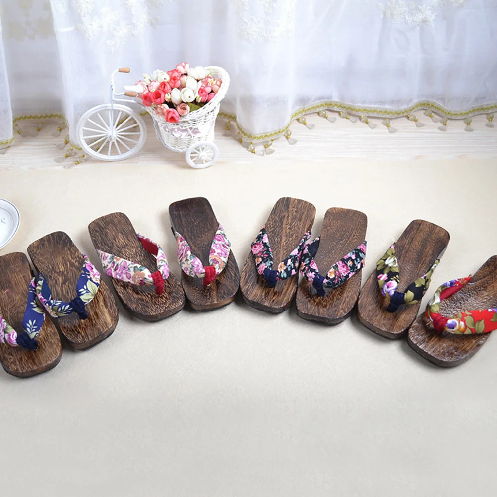 

Baby Slippers Paulownia Wood Clogs for Kids Size 18- Fashionable Printed Shoelaces High-Density Eva Sole Shock Absorbing