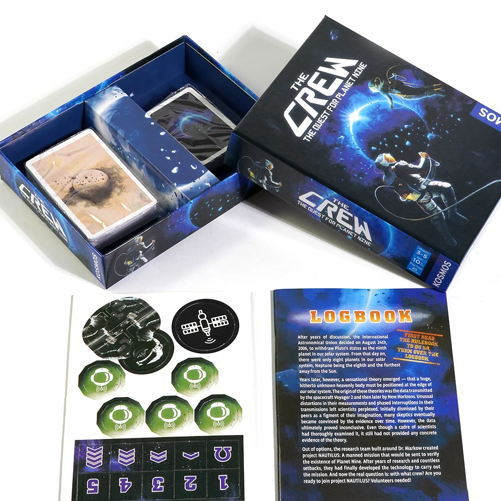 The Crew Card Game Quest for Planet Nine Card Game Kennerspiel des Jahres Winner Cooperative 3-5 Players 50 Levels of Difficulty