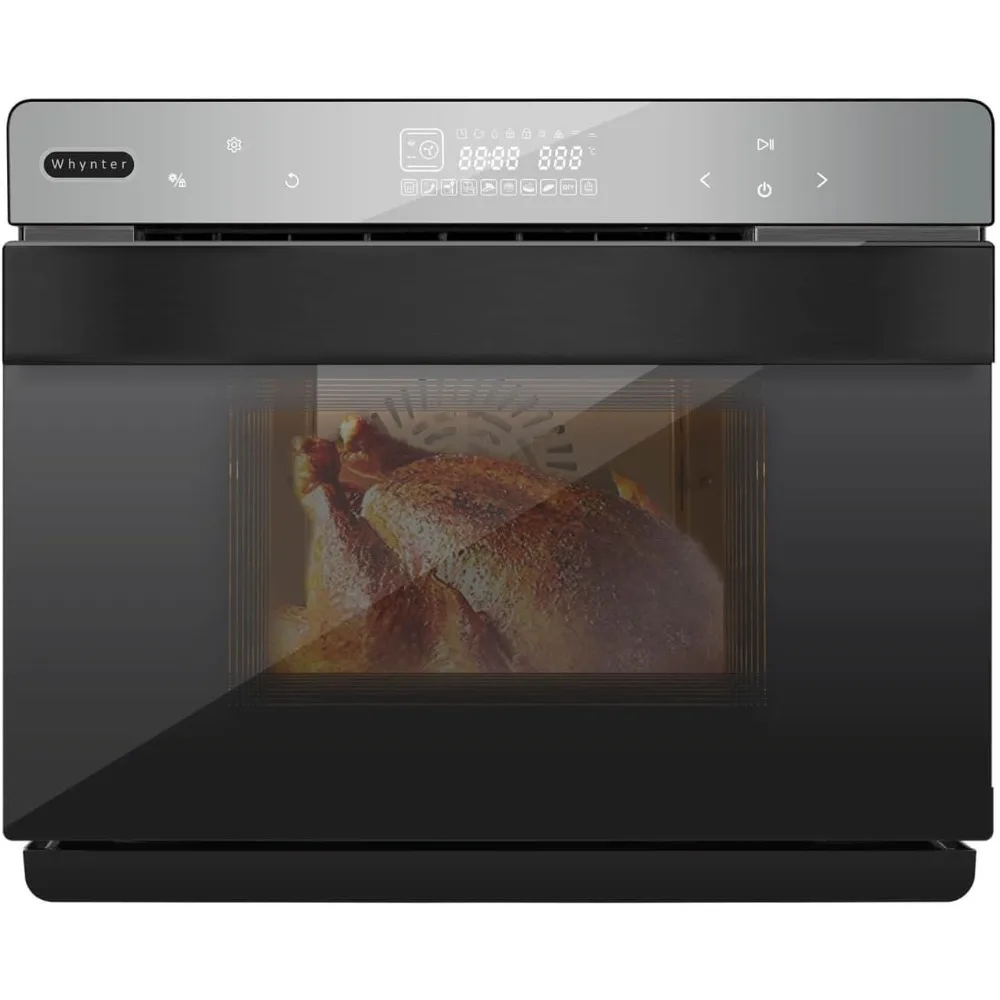 TSO-488GB Grande 40 Quart kapasitas Counter-Top multi-fungsi Oven uap konveksi, baja tahan karat hitam