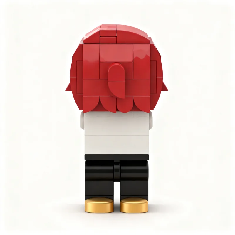 125pcs MOC Hanasaki Miyabi Brickheadz Model Building Blocks Construction DIY Idea Creative Toys Education Festival Gift Brick