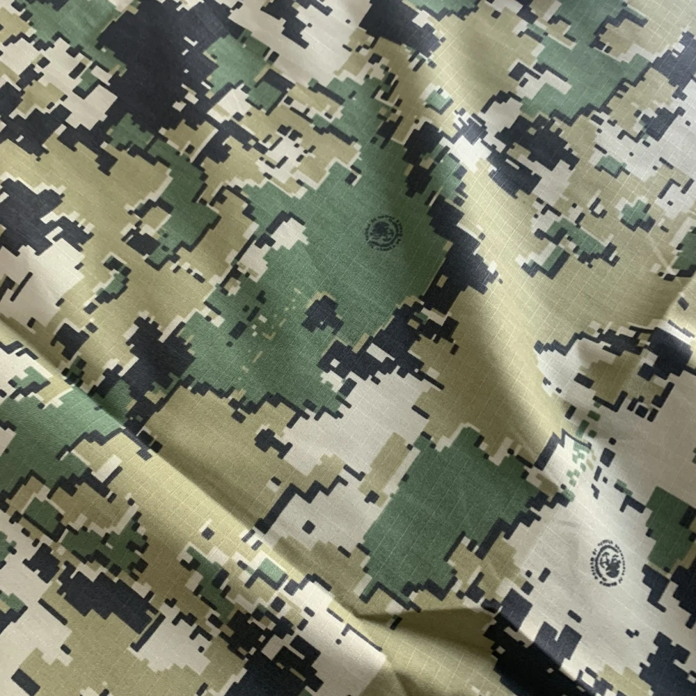 Tela de camuflaje mejicano de algodón y nailon, uniforme táctico artesanal