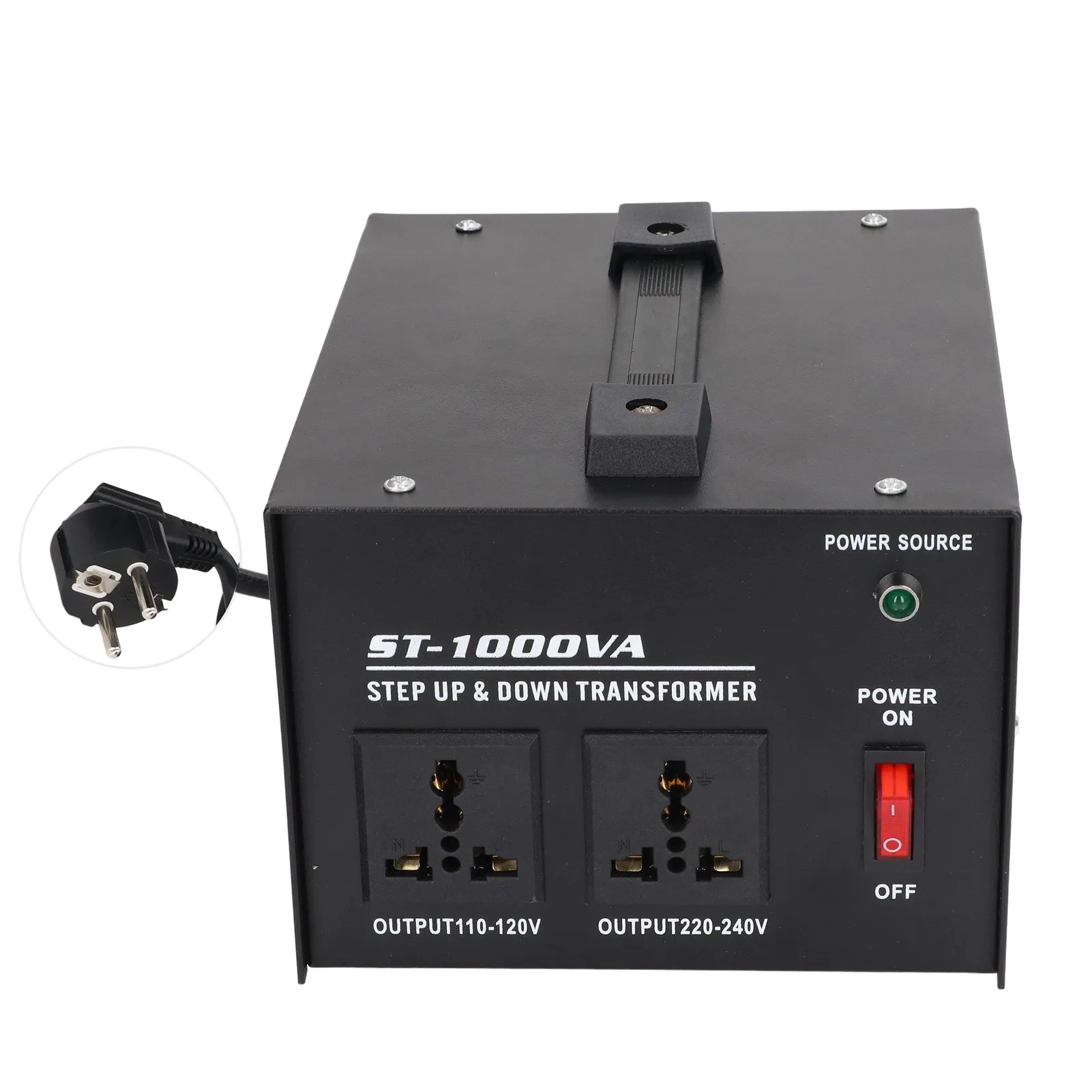 

1000W Step Up Buck Transformer 220V to 110V Voltage Converter Transformer Single Phase 110V/220V Adjustable Input Voltage