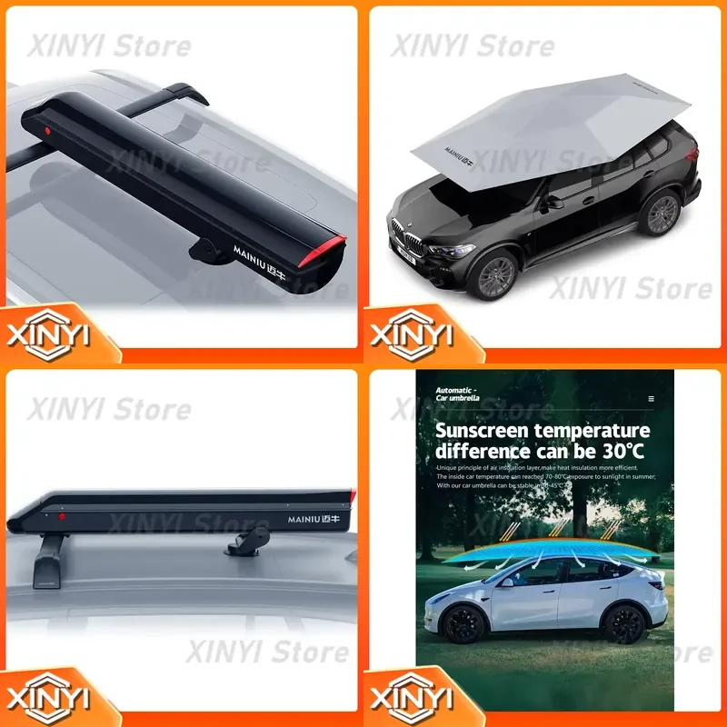 Car Roof Window Sunshade for Automatic Outdoor Parking Car Umbrella UV Proof Waterproof Sun Shade for Vehicle