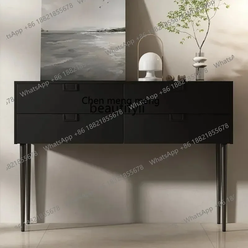 

ss 8617 Italian Minimalist Console Tables Entry Entrance Cabinet Entrance Console Wall Cabinet Aisle Curio Cabinet