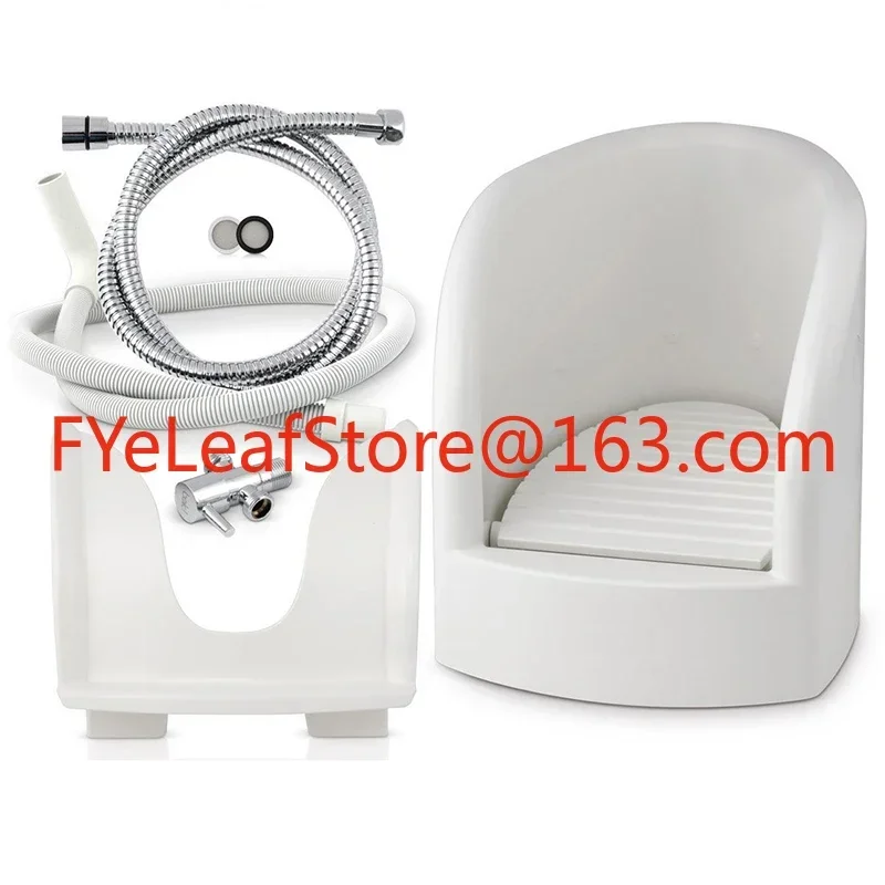 Hot selling portable bathroom with automatic face washing and foot therapy bathtub for home use