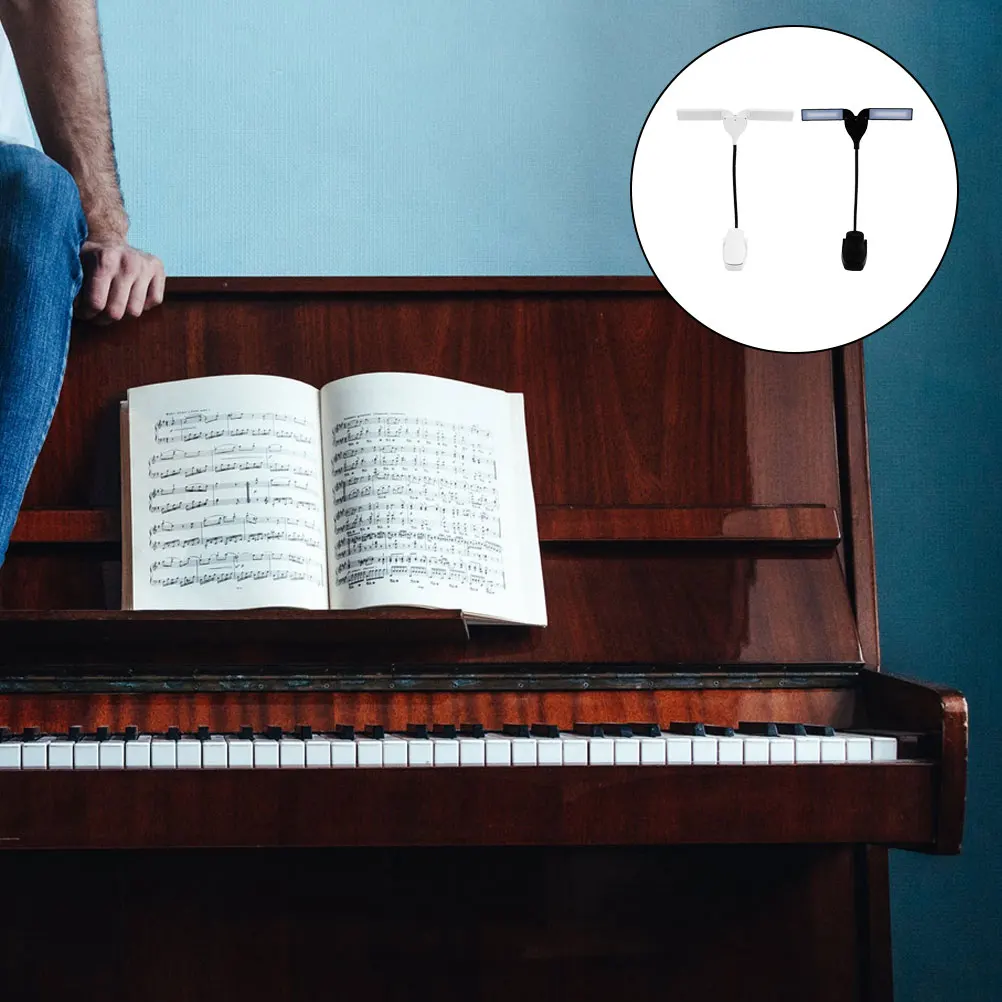 

Music St Light LED Piano Lamp Clip Desk Lamp for Home Practice Studying Safe Material Excellent Workmanship Practical for Piano