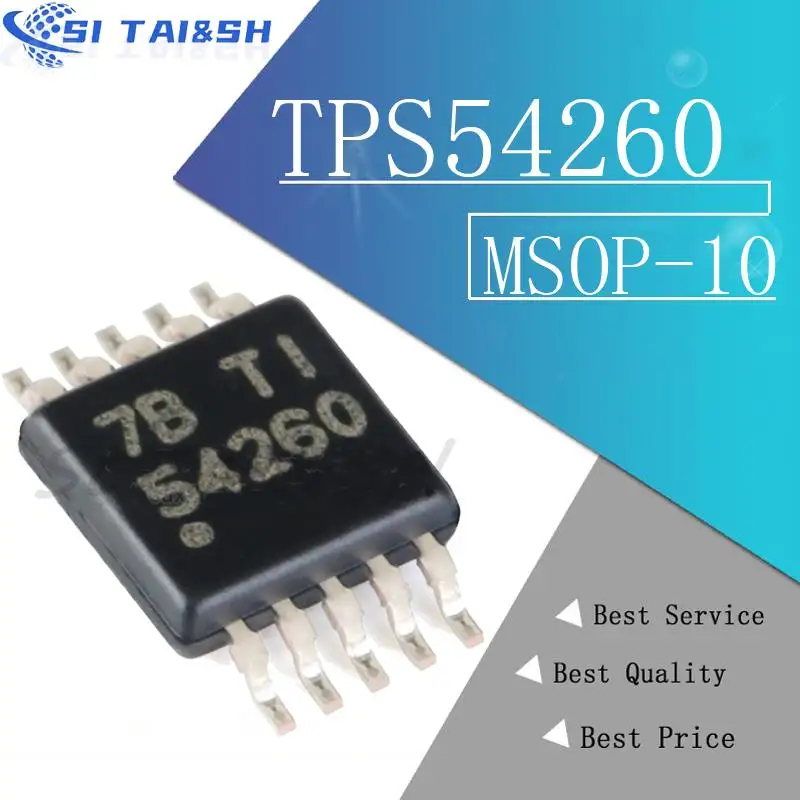 1pcs  54260 TPS54260 TPS54260DGQ TPS54260DGQR MSOP-10 3.5-60V 2.5A