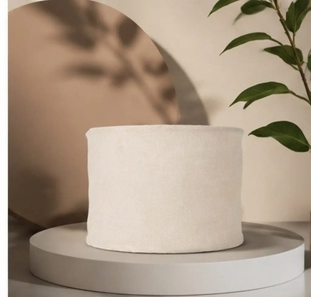Beige Fabric Lampshade Table Lamp Light Shielding Cloth Cover Small Modern Lampshade Replacement for Bedside Living Room Office