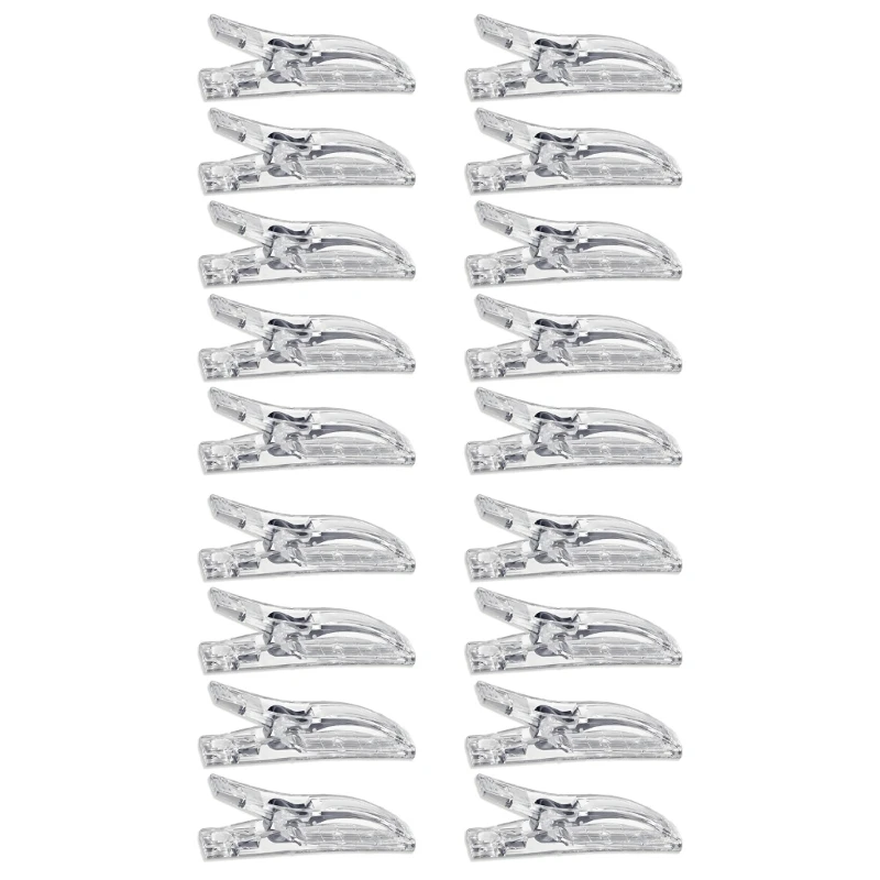 20 Stück Schattenclips für Fensterjalousien, plissierte Papierjalousien, Kleiderbügelklemmen für Innenfenster, Badezimmer, ohne – Detail 1
