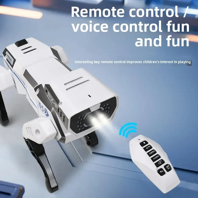 High-Tech Smart Robot Dog Toy with Voice Interaction Remote Control Programming Features for Children Artificial Intelligence Pe
