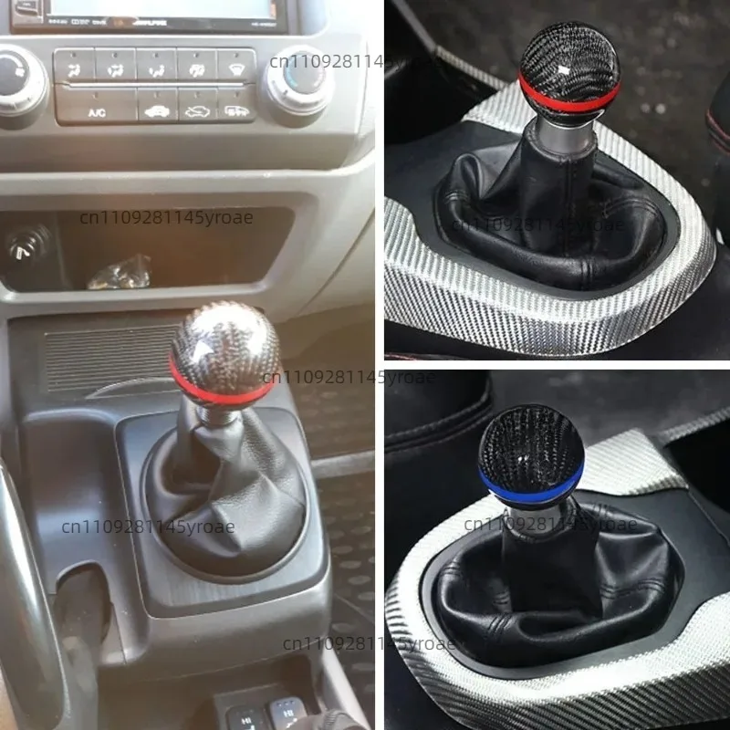 Applicable for Honda Series Manual Transmission Carbon Fiber Gear Shift Knob Manual Spherical  Interior Parts Accessories
