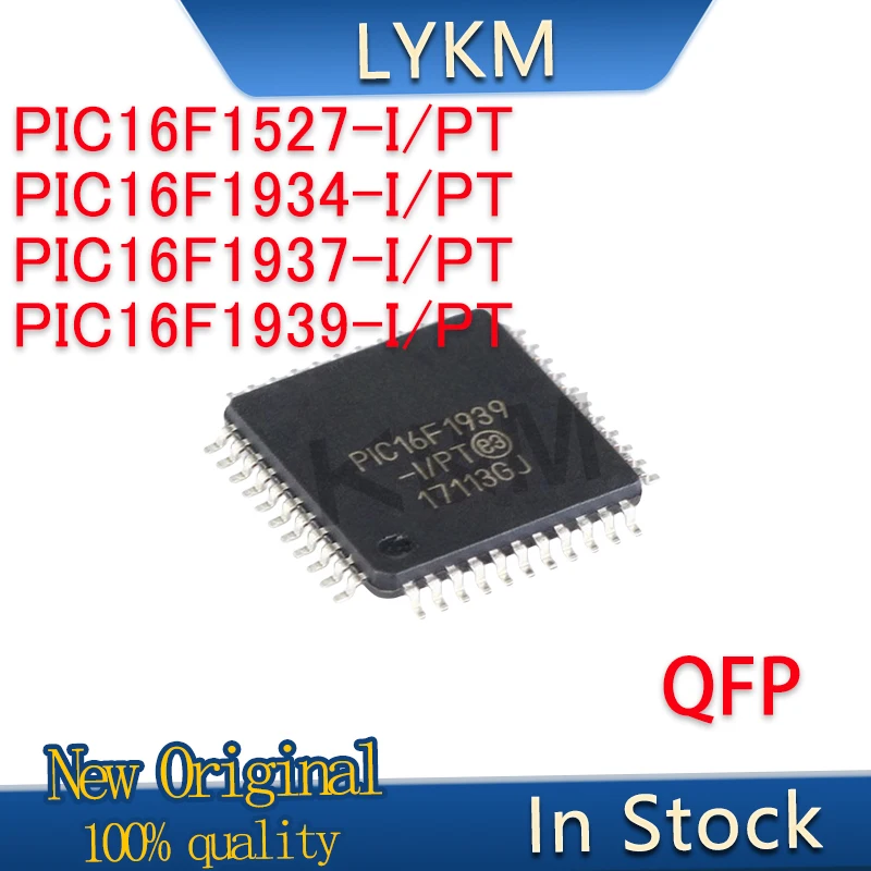 1/PCS New Original PIC16F1527 PIC16F1934 PIC16F1937 PIC16F1939 -I/PT QFP microcontroller chip In Stock