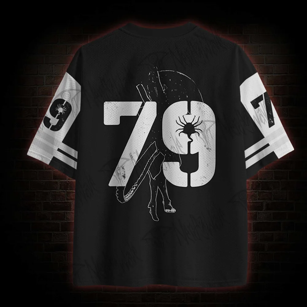 Hot Selling Products, Terrifying Dark Series Clothing, Fashionable Men's Short Sleeves Suitable for Sports and Fitness, Bicycles