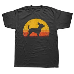 Graphic Cotton Streetwear Short Sleeve Birthday Gifts Summer Style T-shirt Men Retro Chihuahua Dog Mom Dad Vintage T Shirts new