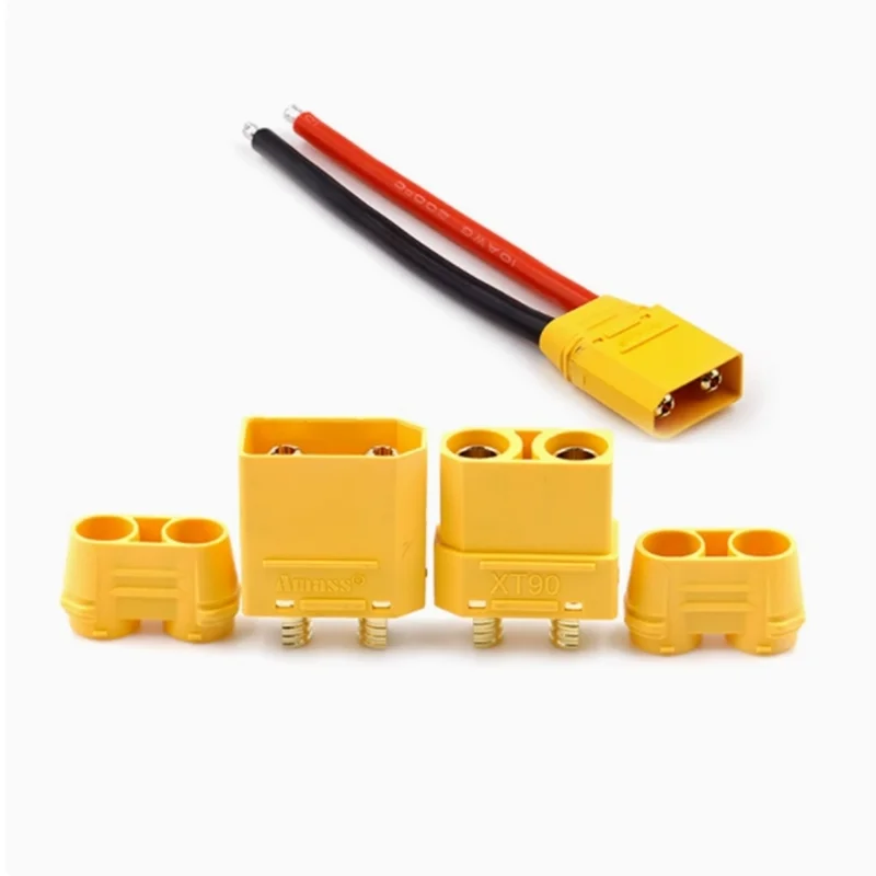 

Amass XT90H с сильнострумовым разъемом в оболочке XT90H, литиевая батарея для дрона XT90H-F XT90H-M