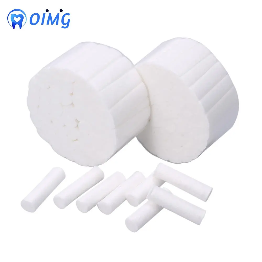 200Pcs Dental Cotton Roll Surgical Cotton Rolls 100% Cotton High Absorbent Dentist Material Teeth Whitening Product Dentistry