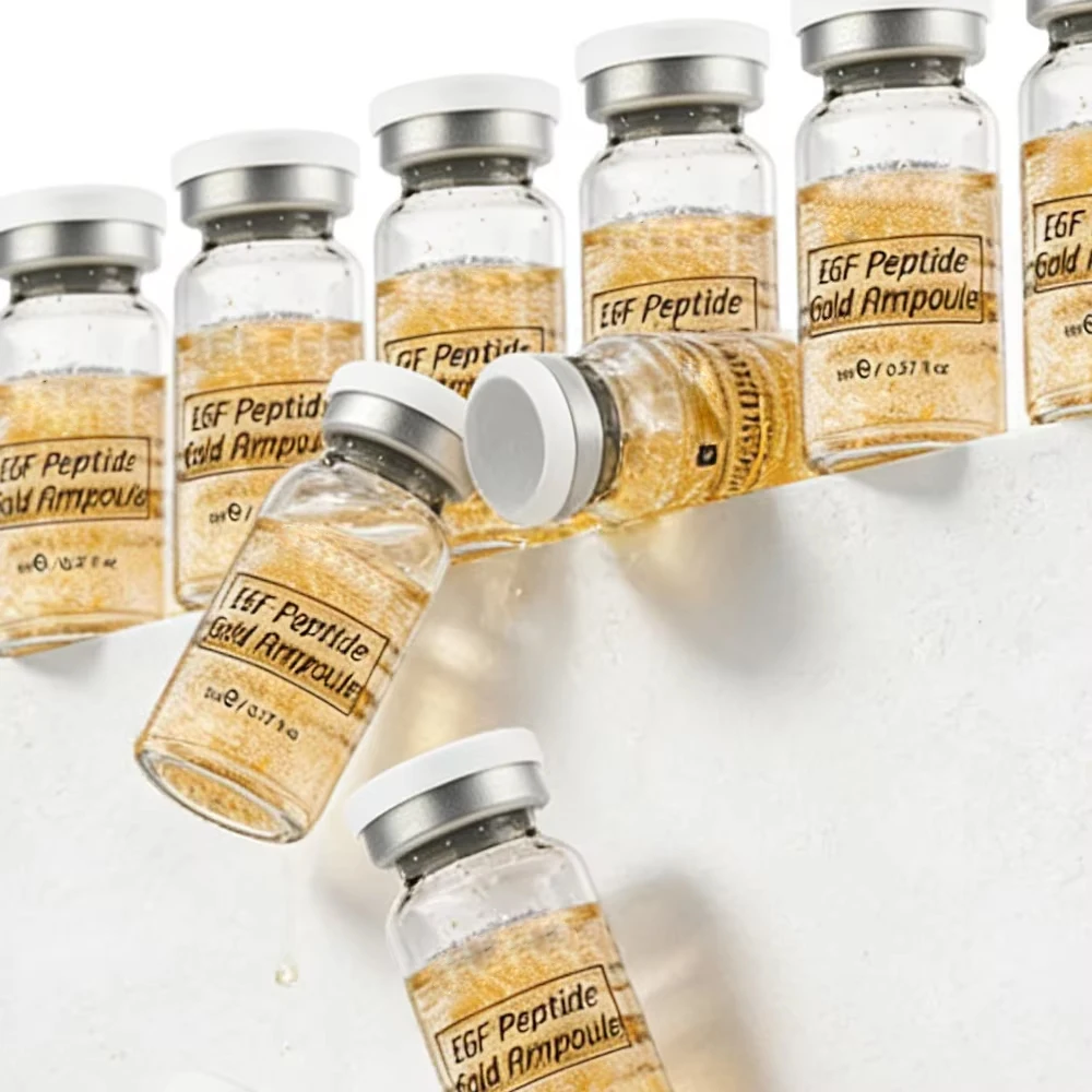 Korea 8ml Salmon DNA Ampoule Skin Booster Serum Kit Peptide Moisturize Rejuvenation Skin Whitening For 0.3mm Microneedle Serum