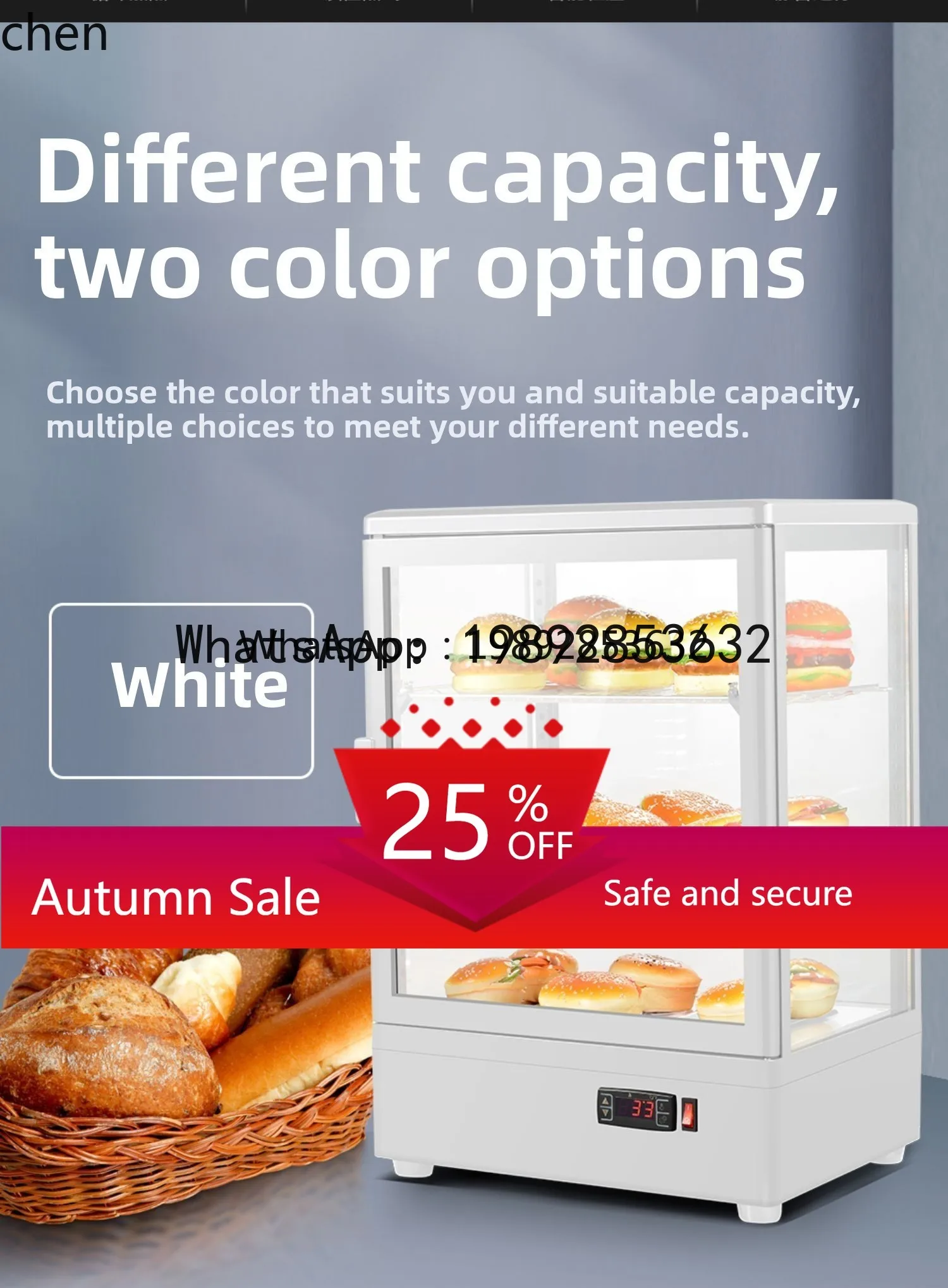 AB Thermal insulation commercial heating constant temperature display cabinet beverage heating cabinet heating drinking machine