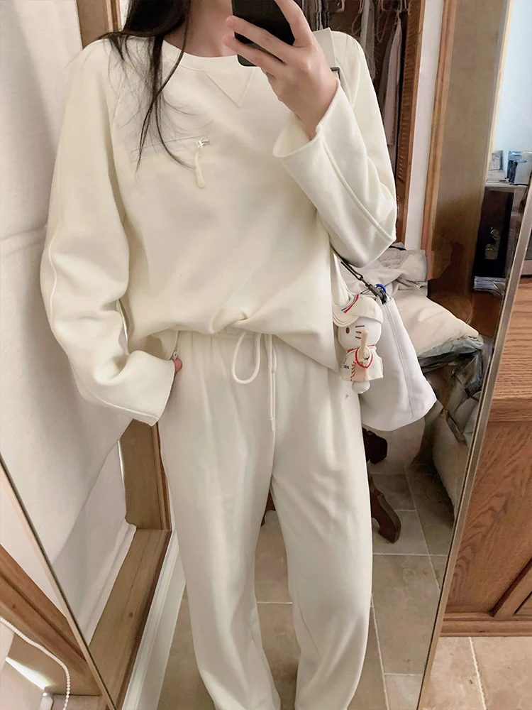 

Мягкая толстовка с флисовой подкладкой, базовый слой, простой дизайн, для зимних поездок на работу, с длинными рукавами, круглым вырезом, хлопок...