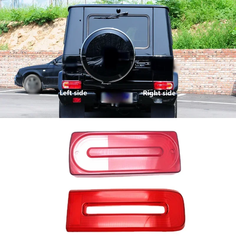 for Mercedes Benz G-Class 2007-2020 Car Rear Taillight Shell Brake Lights Shell Replace Auto Rear Shell Cover Lampshade