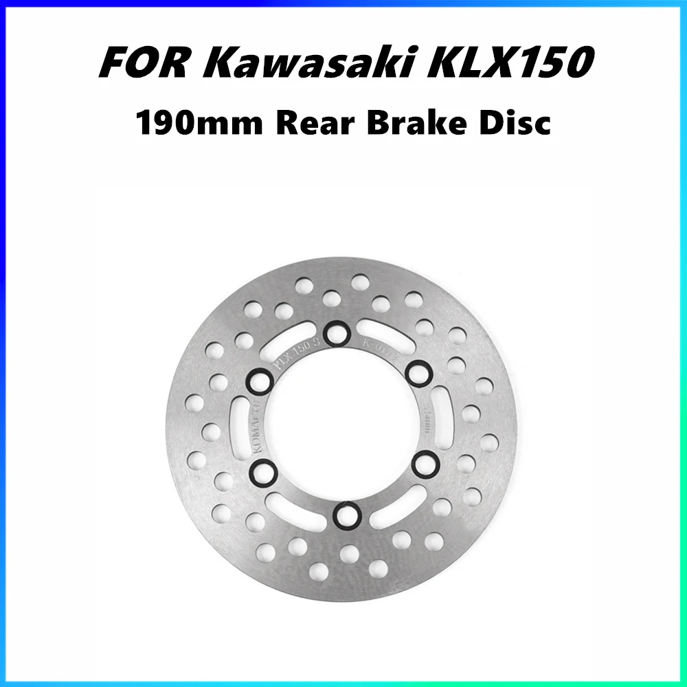 Motorcycle Rear Brake Disc Rotor for Kawasaki KLX150 Modification Floating Disc Brake 190MM
