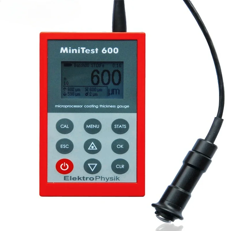 

Немецкий толщиномер покрытия на основе EPK Minitest 600BFN Толщиномер покрытия двойного назначения 600BFN2